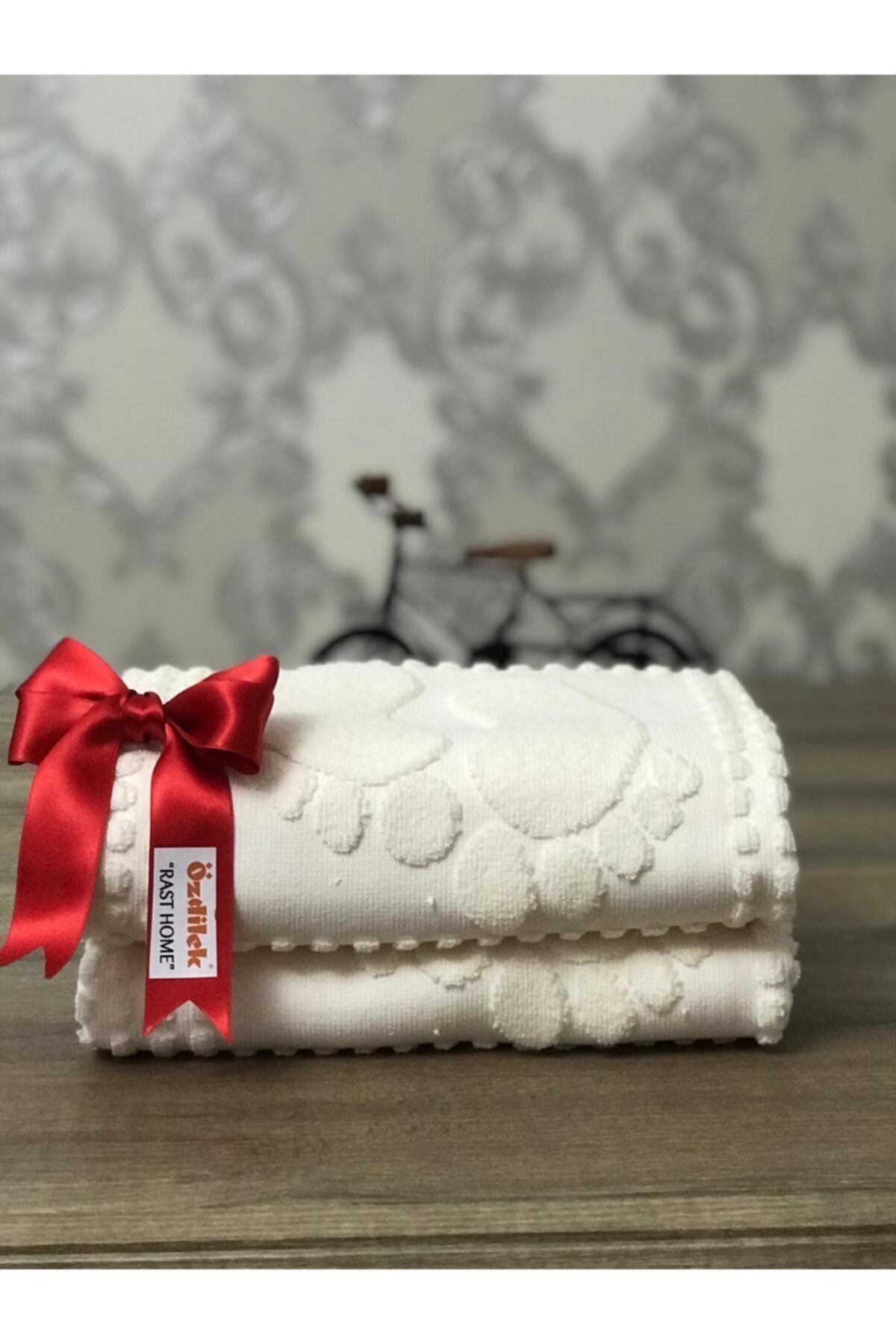 Banyo Ayak Havlusu 2li - Krem